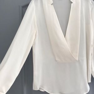 Theory 100% Silk Cornette Blouse-closet sale!